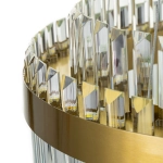 Citilux Sheldon CL339153 LED Люстра хрустальная с пультом Бронза