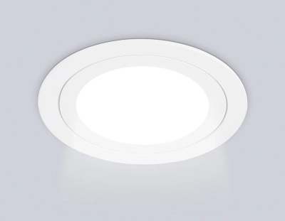 Светильник встраиваемый TN6601 WH белый IP44 GX53 max 15W D110*23