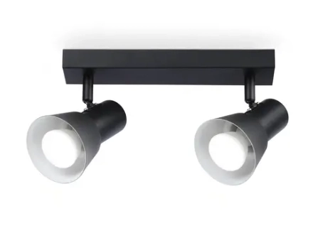 Светильник накладной TA13117/2 BK/WH черный/белый GU10/2 max 12W 350*85*150