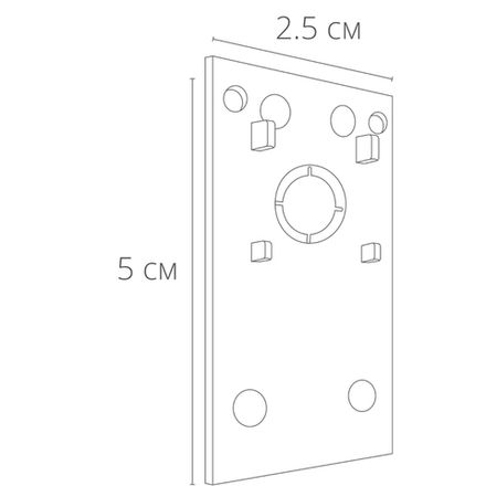 Коннектор-заглушка для магнитного шинопровода Arte Lamp LINEA-ACCESSORIES A482006