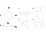 Светильник светодиодный потолочный с пультом FA8524 BK черный 146W 3000K-6400K 560*500*150 (ПДУ РАДИО 2.4G)