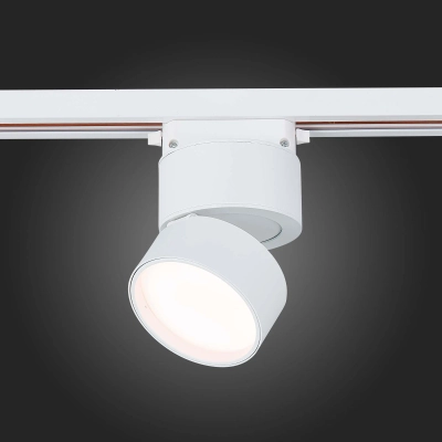 ST651.536.09 Св-к трек. Белый LED 1*9W 3000K 720Lm Ra>90 120° IP20 D85xH122 170-240VV