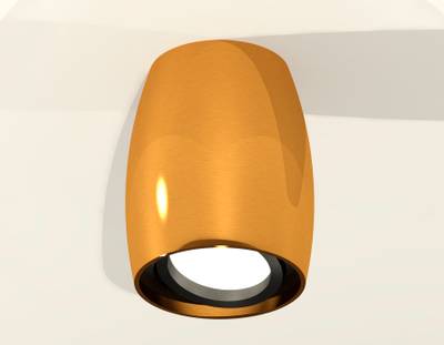 Комплект накладного поворотного светильника XS1125002 PYG/PBK золото желтое полированное/черный полированный MR16 GU5.3 (C1125, N7002)