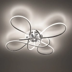 Citilux Джемини CL229B141E LED RGB Люстра с пультом Хром