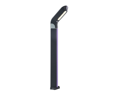 09200-F(220V),16(10) Светильник уличный Линден серый 220V w10*24 h80 Led 10W (4000K) Декоративная подсветка розовая.