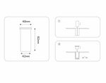 Светильник светодиодный уличный в грунт ST6513 BK черный IP67 LED 4200K 1W D48*82