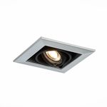 ST250.148.01 Св-к встр. Черный GU10 1*50W  L126xW126xH70 220V Без ламп