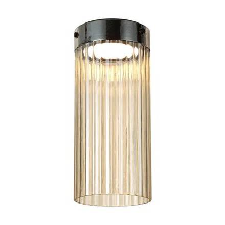 5047/10LC L-VISION ODL24 303 черный/светл.янтарный/металл/стекло Потолочный светильник LED 10W 4000К 1237Лм PILLARI