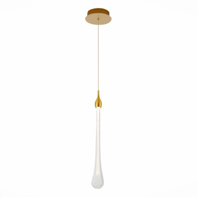 SL6103.203.01 Подвес ST-Luce Золотистый/Прозрачный LED 1*3W 4000K