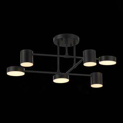 SLE201042-06 Люстра потолочная Черный/Черный LED 6*7W 4000K