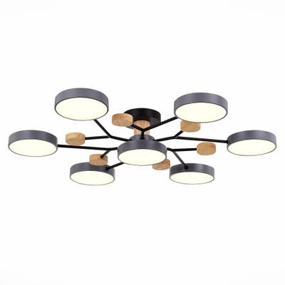 SLE6006-702-07 Светильник потолочный Серый/Серый LED 7*12W 3000K/4500K/6000K