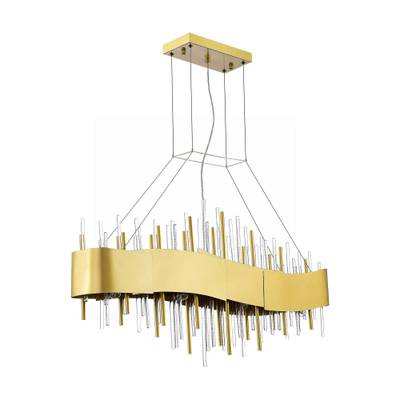 SL1633.213.08 Люстра подвесная ST-Luce Матовое золото/Матовое золото,Прозрачный E14 8*40W