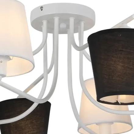 IL8135-8COU-79 WH Base светильник потолочный ILLUMICO, E14х8
