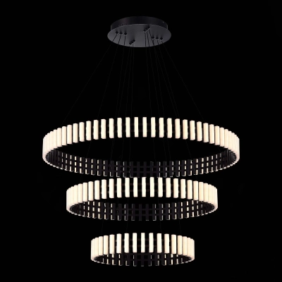 SL6203.403.105 Люстра подвесная ST-Luce Черный/Белый LED 1*105W 3000K