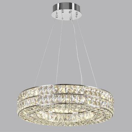 4927/52L L-VISION ODL24 599 хром/металл/хрусталь Люстра LED 52W 4000K 2971Лм PANTA