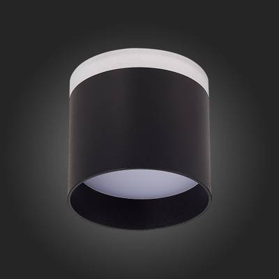 ST102.442.09 Светильник потолочный Черный LED 1*9W 4000K 702Lm Ra&gt;80 120° IP20 D79xH75 170-240V