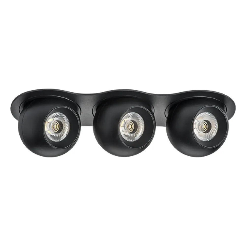 i637727272 Светильник INTERO LED 9W*3 850LM*3 24G ЧЕРНЫЙ 3000K (217637+217072+217072+217072) i637727272 Светильник INTERO LED 9W*3 850LM*3 24G ЧЕРНЫЙ 3000K (217637+217072+217072+217072)
