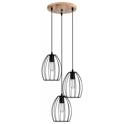 IL1011-3P-05 BK светильник потолочный ILLUMICO, E27х3