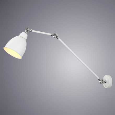 Бра Arte Lamp BRACCIO A2055AP-1WH, 1хE27