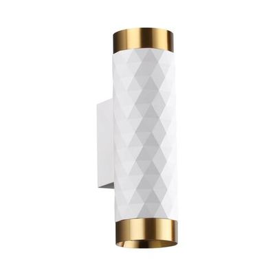 4286/2W HIGHTECH ODL22 403 белый/золотистый/металл Настенный светильник IP20 LED GU10 max 2*10W AD ASTRUM