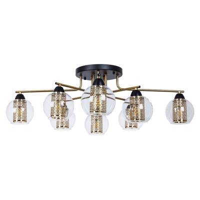 Потолочная люстра Arte Lamp MANCHESTER A7045PL-8BK, 8хE14