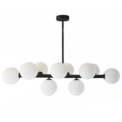 07508-10,19 Люстра Сида черный w98*34 h72 E14 10*10W