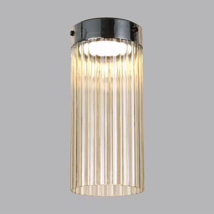 5047/10LC L-VISION ODL24 303 черный/светл.янтарный/металл/стекло Потолочный светильник LED 10W 4000К 1237Лм PILLARI