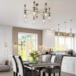 4855/1WA CLASSIC ODL_EX21 135 золото/разноцветн./керамика/стекло Бра E14 1*40W BIZET