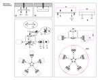 Светильник подвесной TR303323/5 WH/GD/CL/FR белый/золото/прозрачный/белый матовый E27*5 max 60W D620*200