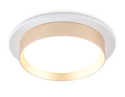 Светильник встраиваемый TN5226 WH/GD белый/золото GX53 max 12W D110*35