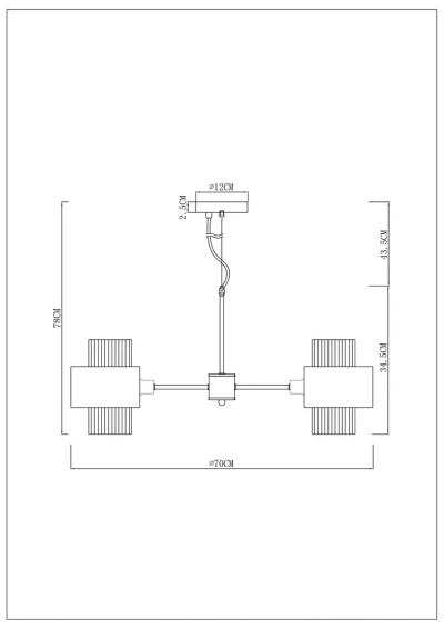 Подвесная люстра Arte Lamp FANTASIA A4076LM-5CC, 5хE14