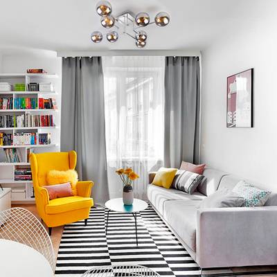 Потолочный светильник с круглыми стеклянными плафонами 30140/8 хром