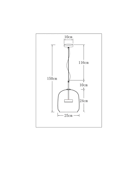 Подвесной светильник Arte Lamp PADOVA A2404SP-23AM, 1хLED