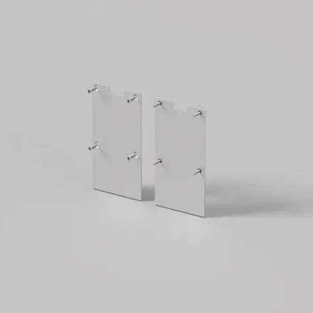 Комплект заглушек (для профиля 35x66) 2 шт., ALM-3566-EC 642079. TM Maytoni