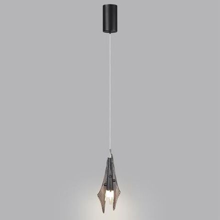 5442/6L L-VISION ODL_EX26 черный/дымчатый/металл/стекло/акрил Подвес LED 6W 3000K 633Лм AFALINA