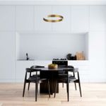 6535/28L LEDIO LN23 224 латунь Светильник подвесной LED 28W  3000/4000/6000К 220V INDIE