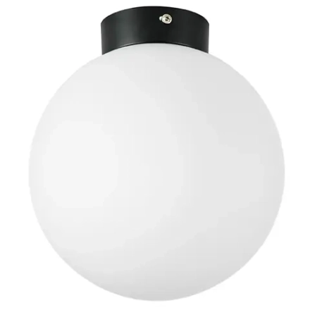 812027 Люстра GLOBO 1х40W E14 ЧЕРНЫЙ/БЕЛЫЙ