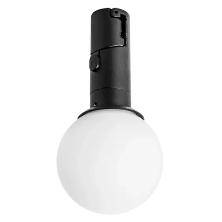 207837 Светильник 48V д/1-фазн трека DUE LED 3W 105LM 100G ЧЕРНЫЙ 3000K IP20