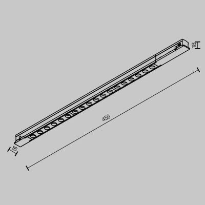 Трековый светильник Points Exility 4000K 15Вт 36° TR232-2-15W4K-B. TM Maytoni