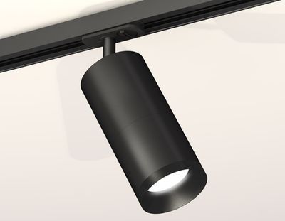 Комплект трекового светильника XT7402100 SBK/PBK черный песок/черный полированный MR16 GU5.3 (A2537, C7422, A2011, C7402, N7031)