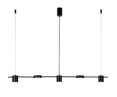 07624-5,19 Люстра Карин черный w120*8,5 h200 Led 3*6W+2*10W (4000K)