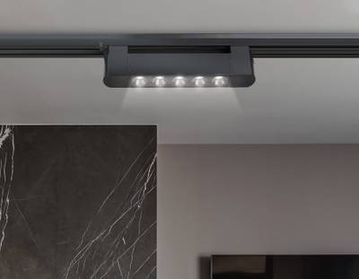 Светильник светодиодный трековый однофазный GL6703 BK черный IP20 10W 4200K 24° 192*35*57