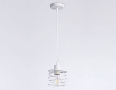 Подвесной светильник в стиле лофт TR8065 WH белый E27 max 40W D120*950