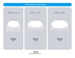 Потолочный светодиодный светильник FZ1710 WH белый IP20 40W 4200K 370*50 (Без ПДУ)