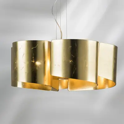 811152 Подвес PITTORE 5х40W E27 GOLDEN Lightstar