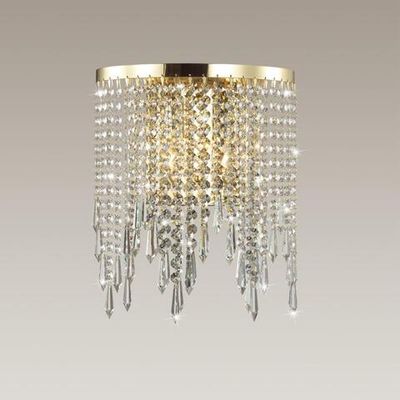 5028/2W MODERN ODL23 643 золотой/прозрачный металл/хрусталь Бра E14 2*40W CHOKKA