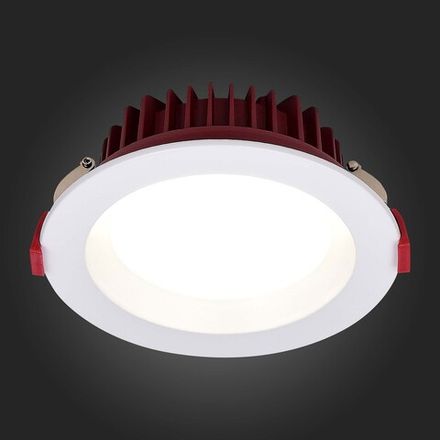 ST752.548.18 Св-к встр. Белый LED 1*18W 4000K 1 440Lm Ra80 100° IP44 D140xH52 100-240VV