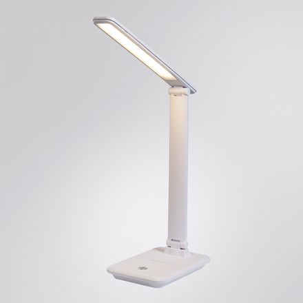 Офисная настольная лампа Arte Lamp CAMBRIDGE A5123LT-1WH, 1хLED