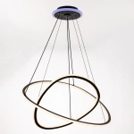 Citilux ТRIO CL215B061E LED Люстра подвесная с пультом Чёрная