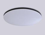 Потолочный светодиодный светильник с Wi-Fi Яндекс Алисой/Tuya/Smart Home/Alexa FZ2005 BK черный IP54 25W 3000K-6500K+RGB D370*55 (ПДУ ИК)
